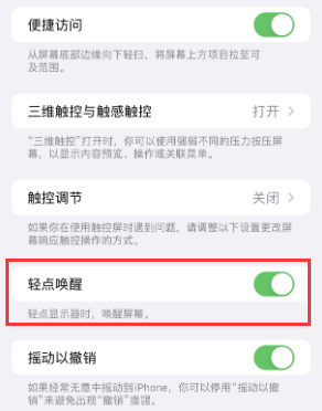 广州苹果授权维修站分享iPhone轻点无法唤醒怎么办 