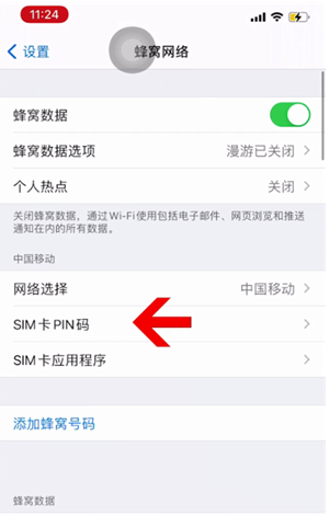 广州苹果14维修网分享如何给iPhone14的SIM卡设置密码 