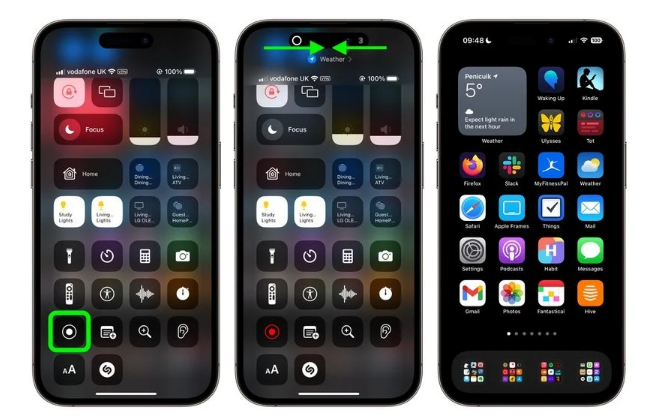 广州苹果手机维修分享iPhone14录屏如何隐藏灵动岛和红色指示器 