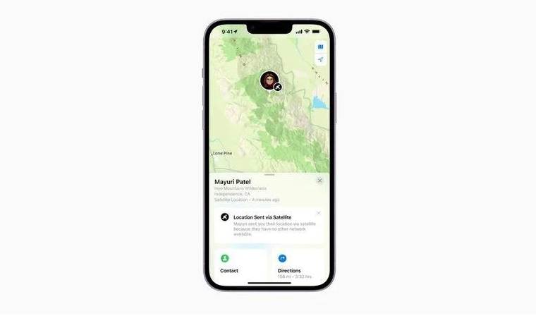 广州苹果14维修分享iPhone14系列中 FindMy功能通过卫星分享位置方法教程 