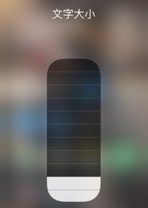 广州苹果手机维修分享小技巧：在 iPhone 控制中心快速调节字体大小 